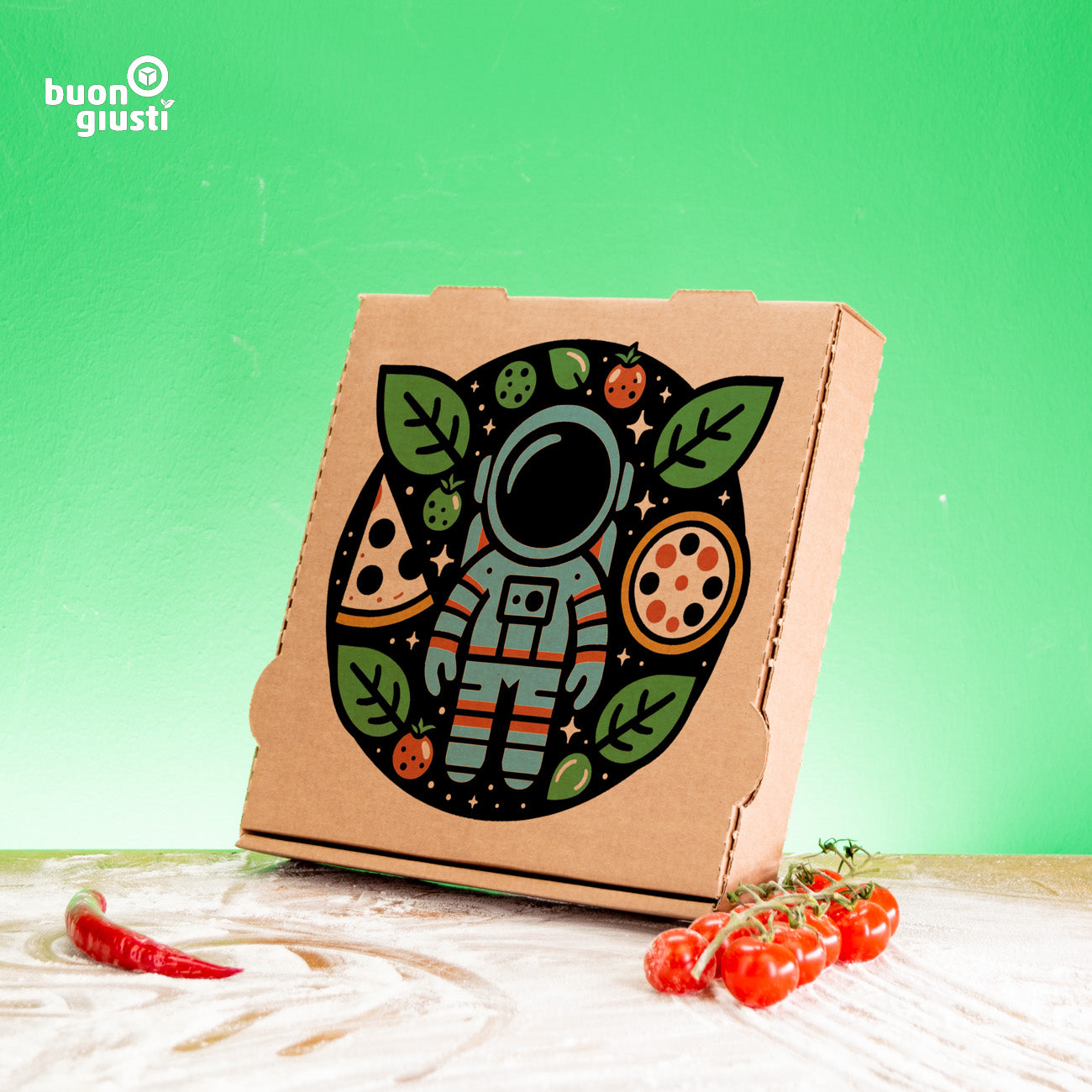 Boîte à pizza en flexographie (grande quantité) - prix palette