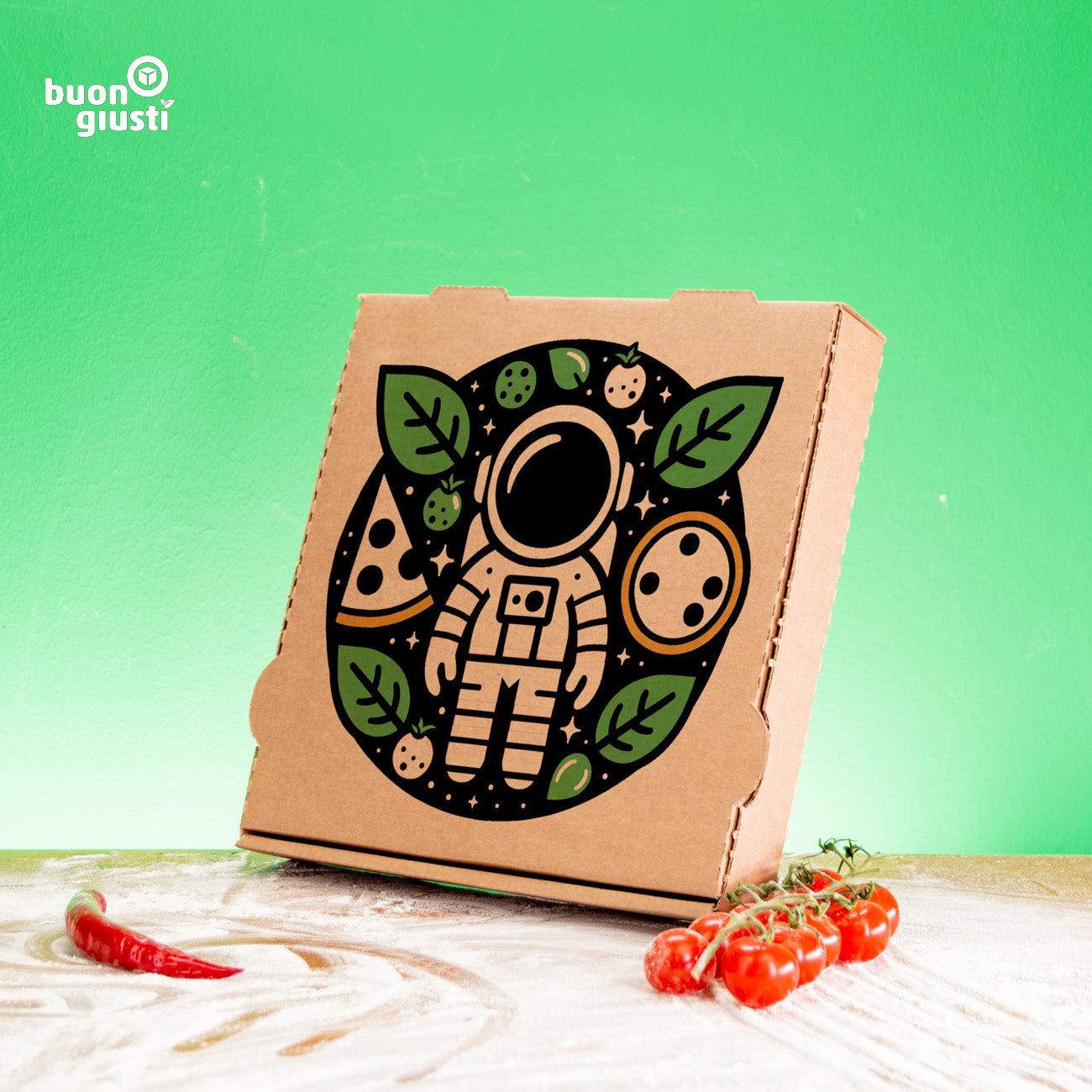Boîte à pizza en flexographie (grande quantité) - prix palette