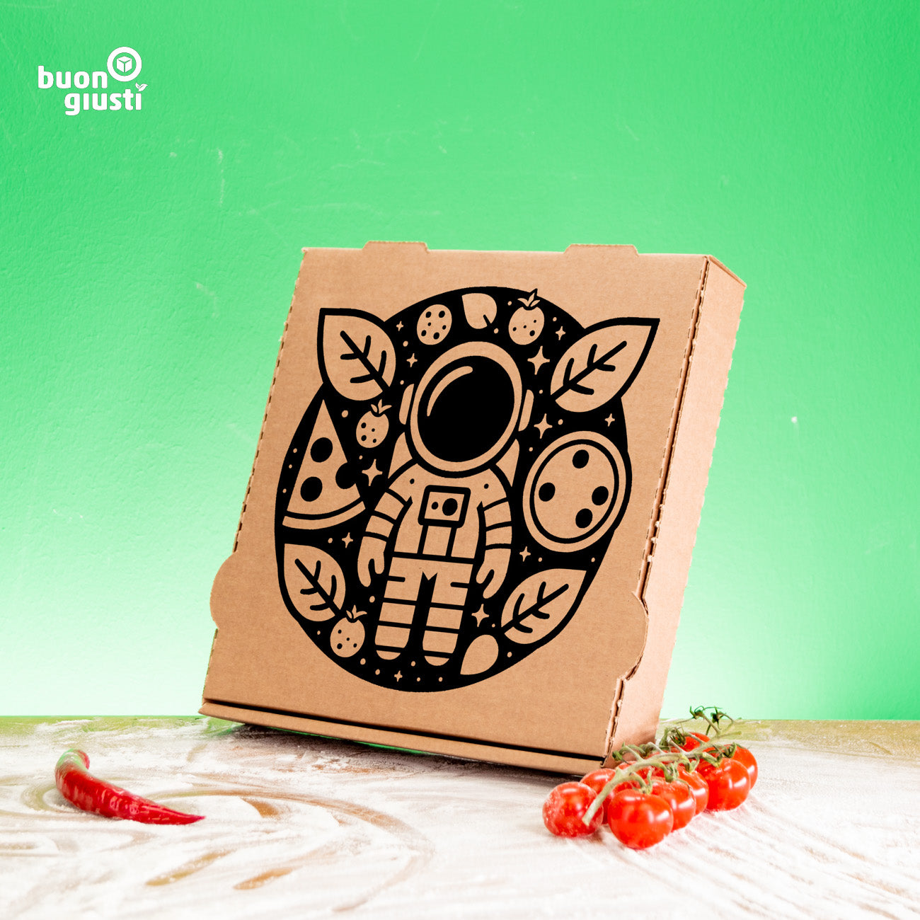 Boîte à pizza en flexographie (grande quantité) - prix palette