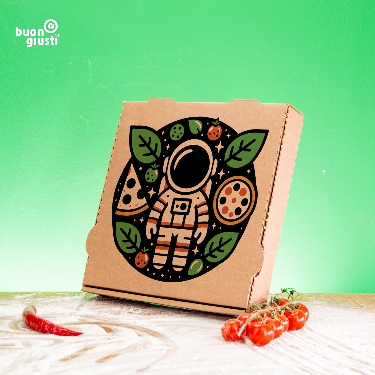 Boîte à pizza en flexographie (grande quantité) - prix palette