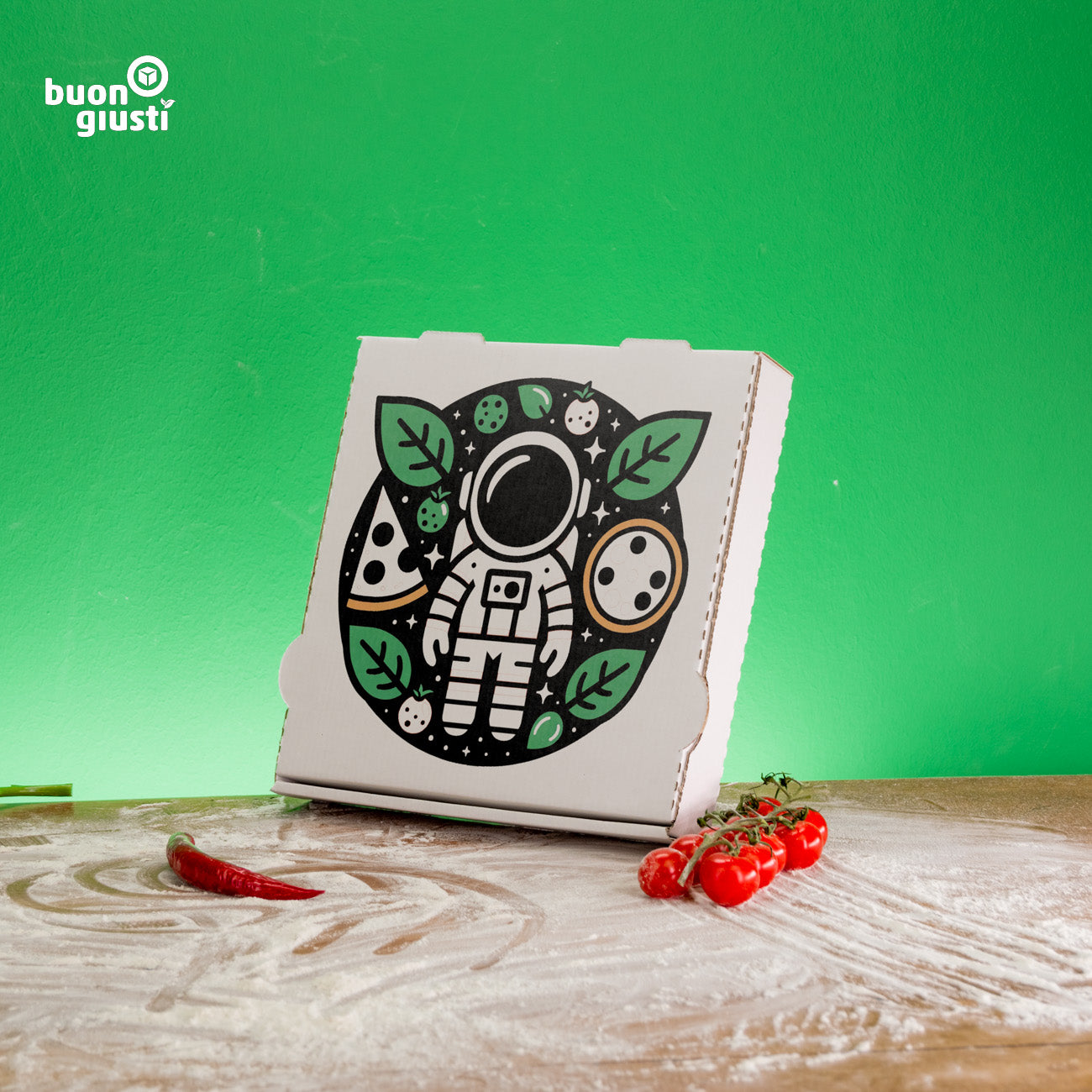 Boîte à pizza en flexographie (grande quantité) - prix palette