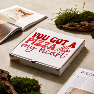 Pizzakarton mit Logo – Designbeispiel für Pizzerien