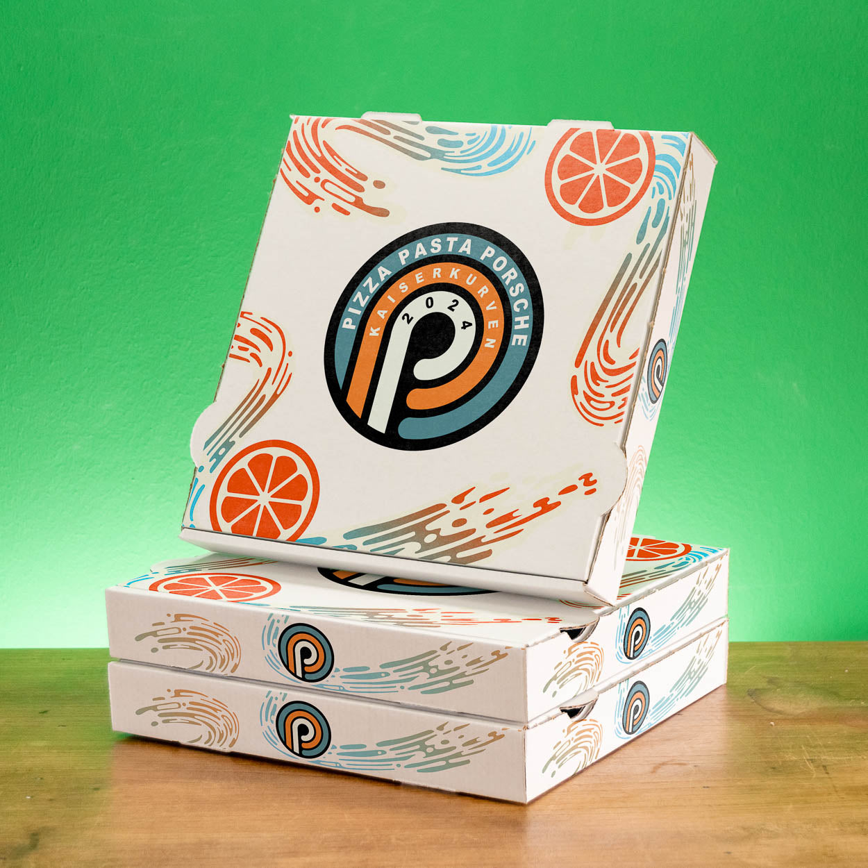 Pizzakarton mit Logo - FSC-zertifiziert, ab 200 Stück, Versand in 4 Tagen