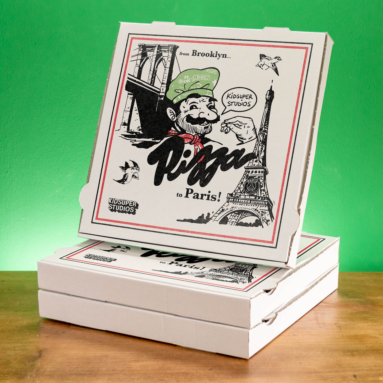 Pizzakarton mit Logo - FSC-zertifiziert, ab 200 Stück, Versand in 4 Tagen