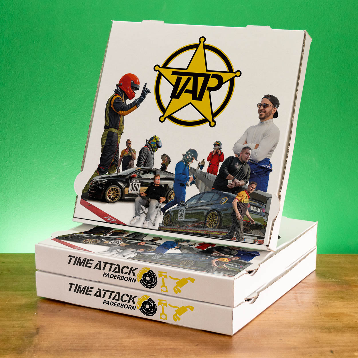 Pizzakarton mit Logo - FSC-zertifiziert, ab 200 Stück, Versand in 4 Tagen