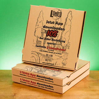 Scatola per pizza con il tuo logo, stampata in 3 giorni