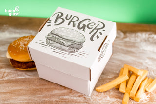 Hamburger box without logo