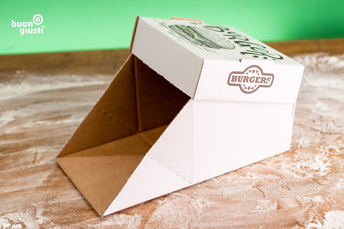 Hamburger box without logo