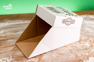 Hamburger box without logo