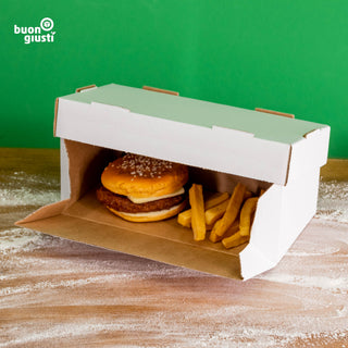 Hamburger box without logo
