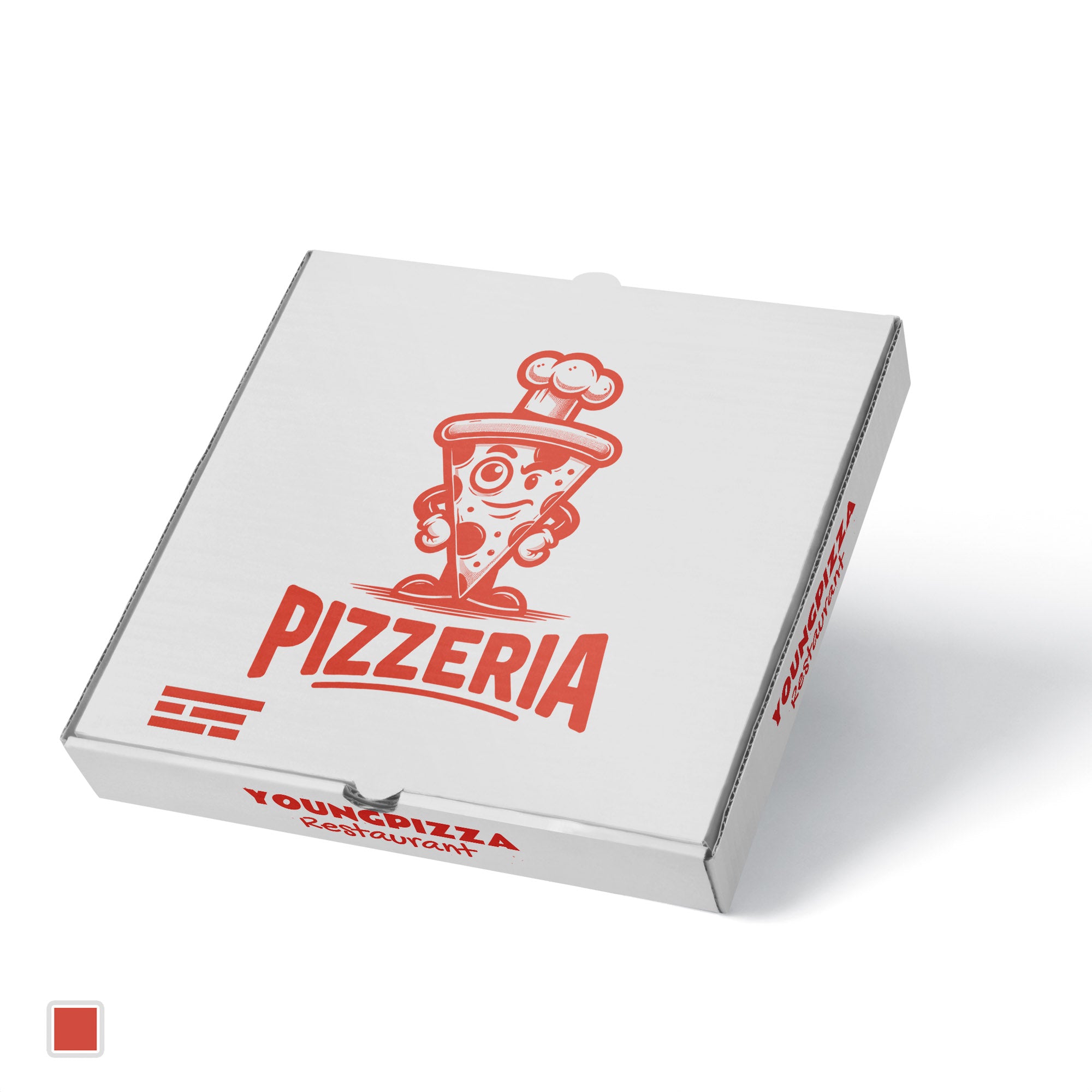 Boîte à pizza en flexographie (grande quantité) - prix palette