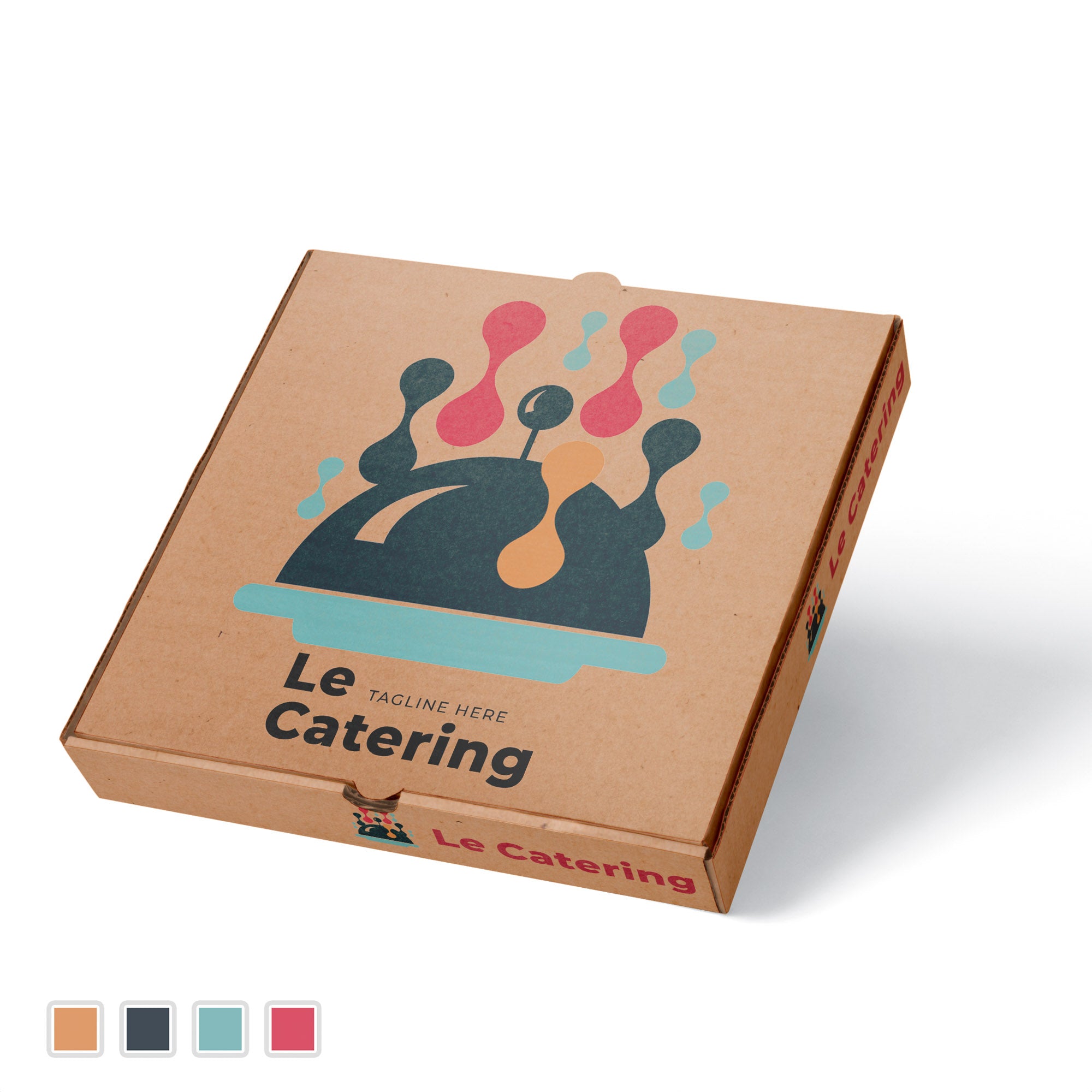 Boîte à pizza en flexographie (grande quantité) - prix palette
