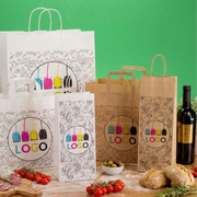 Papiertüten mit Logo - Alle Größen