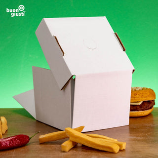 Hamburger box without logo