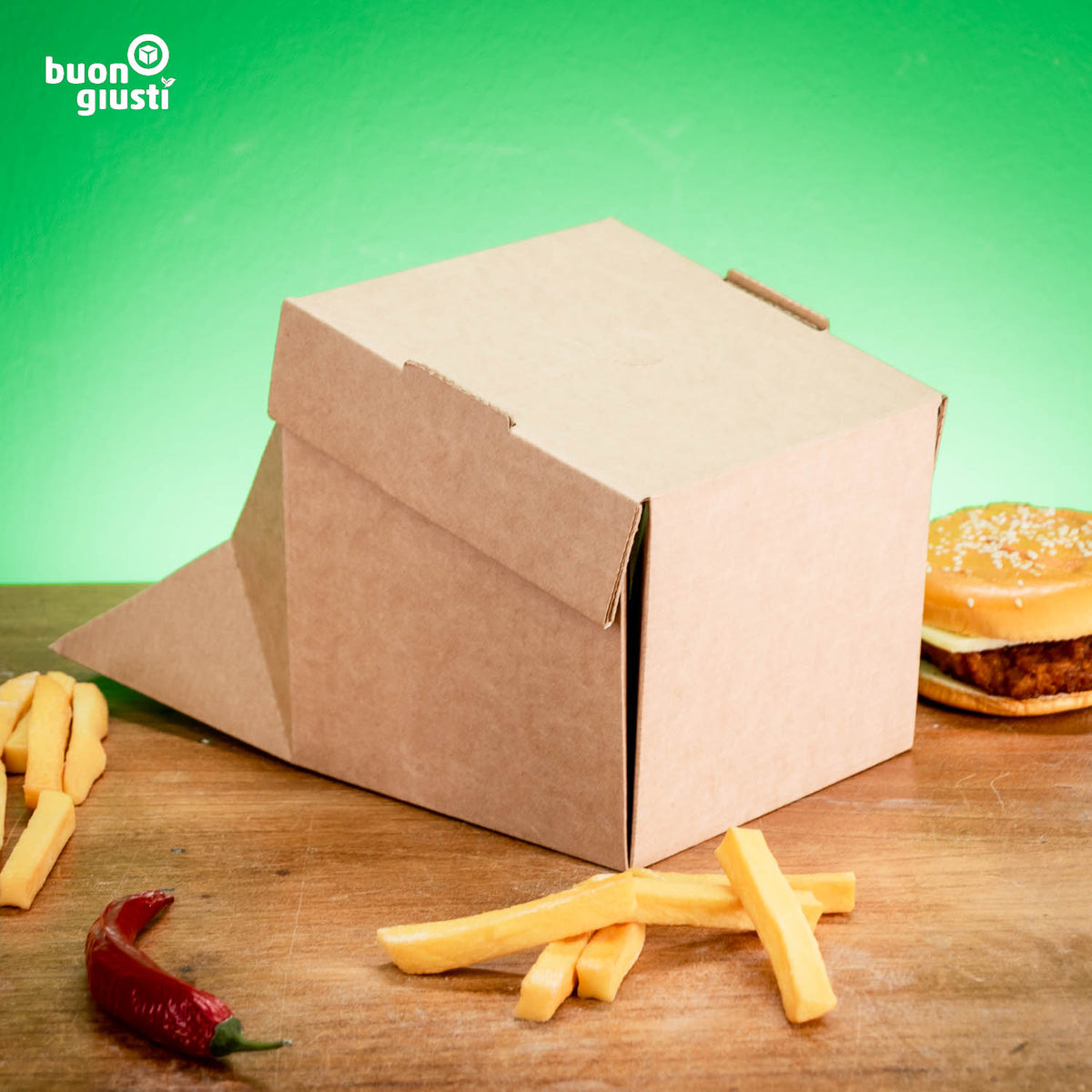 Hamburger box without logo