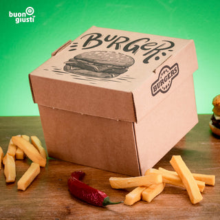 Hamburger box without logo