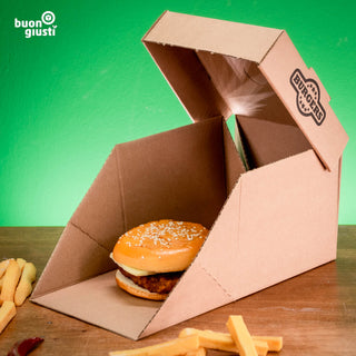 Hamburger box without logo