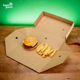 Hamburger box without logo