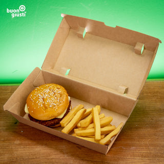 Hamburger box without logo