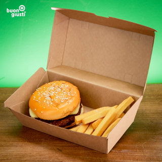 Hamburger box without logo