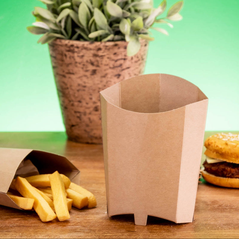 Pommes Schütten aus Karton - 500 Stk.