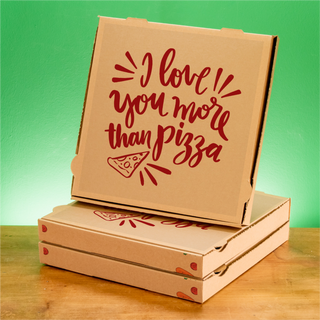 Pizzakarton mit Motiv-Druck für Events und Aktionen