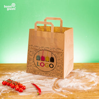 Paper bag with logo