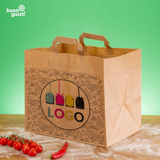 Paper bag with logo