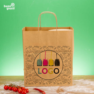 Paper bag with logo