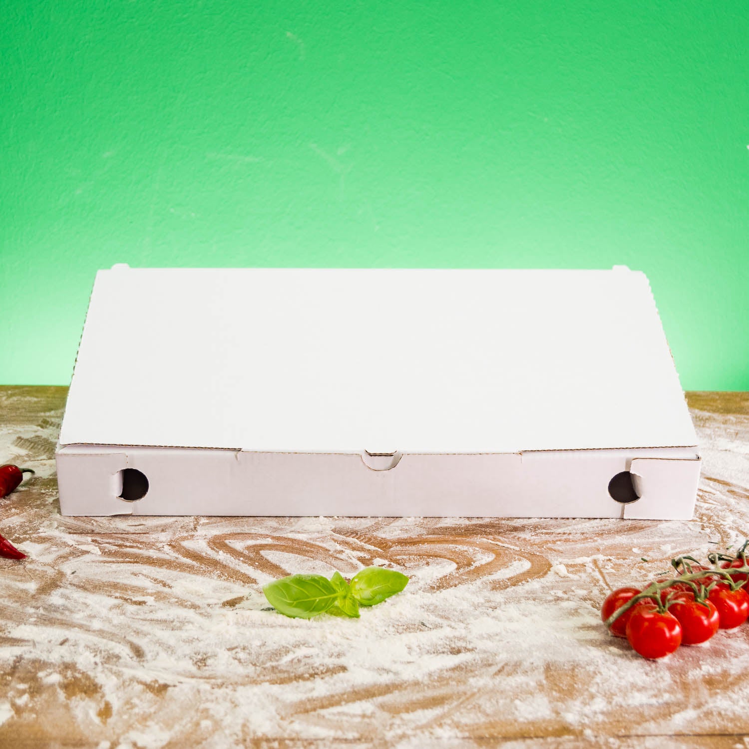 Boîte à pizza sans logo - certifiée FSC, à partir de 200 pièces, expédition en 4 jours