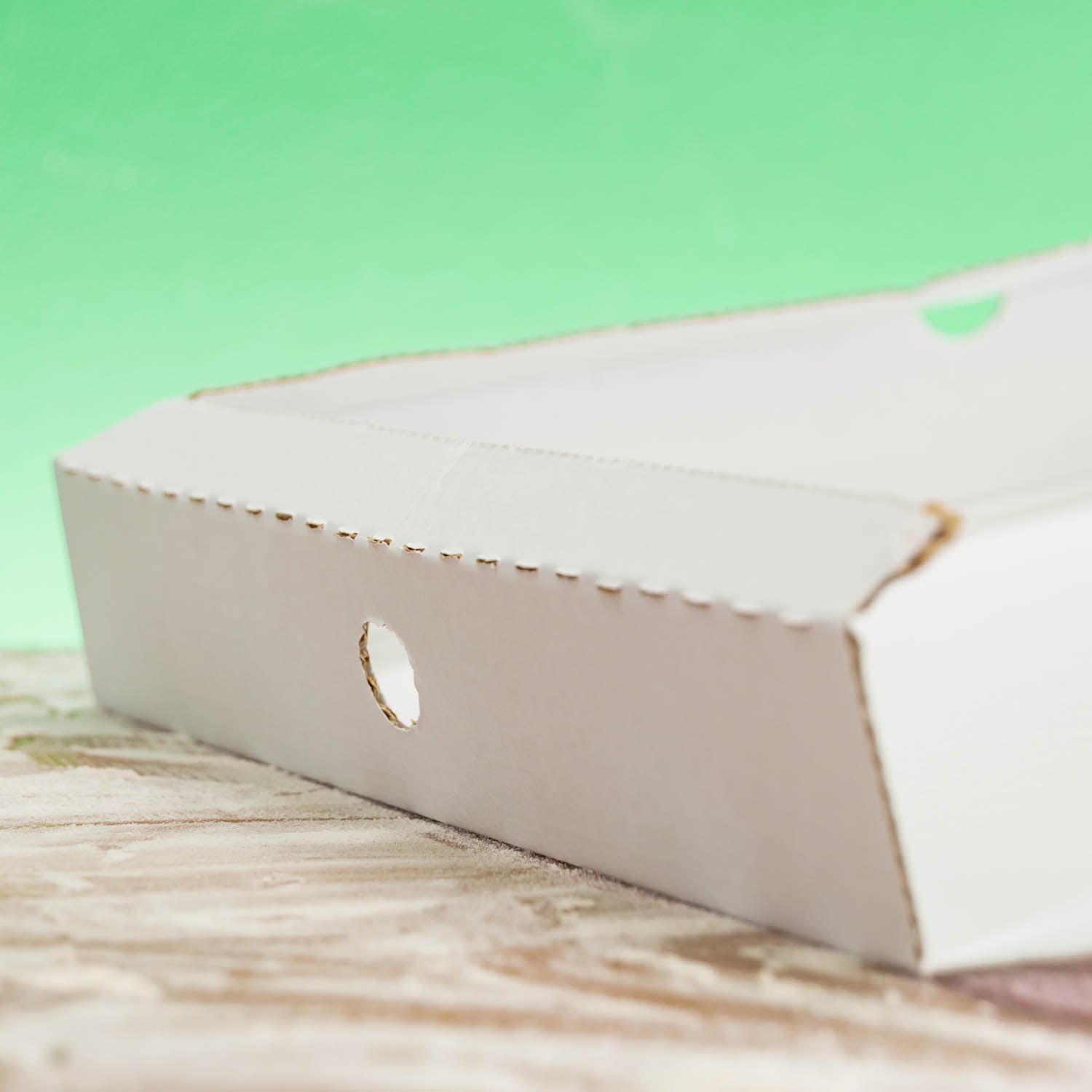 Scatole per Flammkuchen e Pinsa con logo - Certificazione FSC, da 200 pezzi, spedizione in 4 giorni