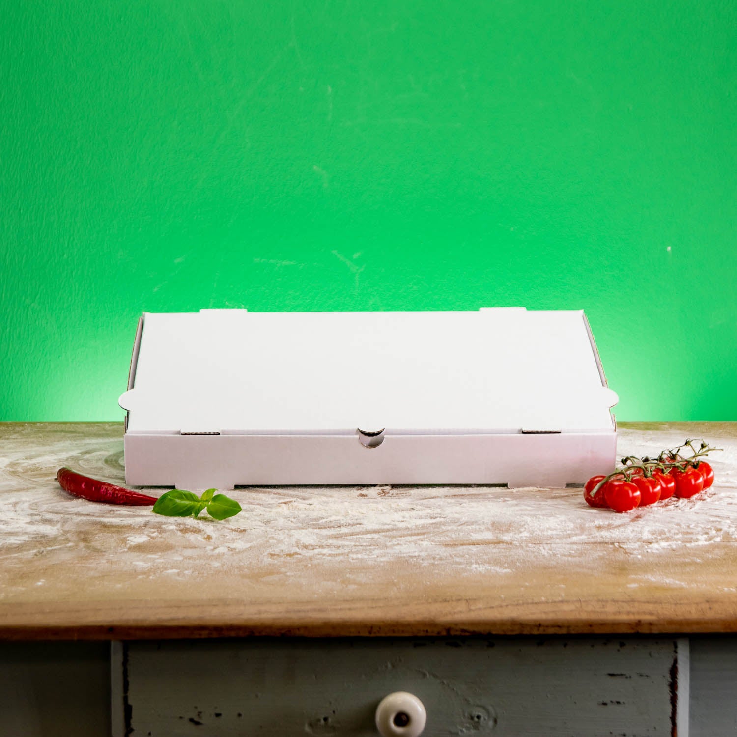 Boîte à pizza sans logo - certifiée FSC, à partir de 200 pièces, expédition en 4 jours