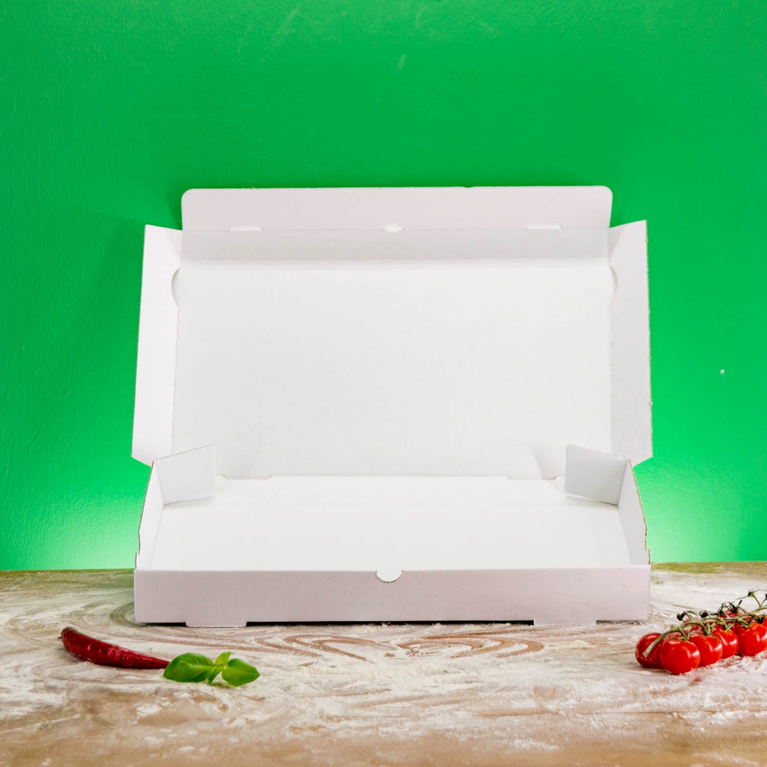 Boîte à pizza sans logo - certifiée FSC, à partir de 200 pièces, expédition en 4 jours