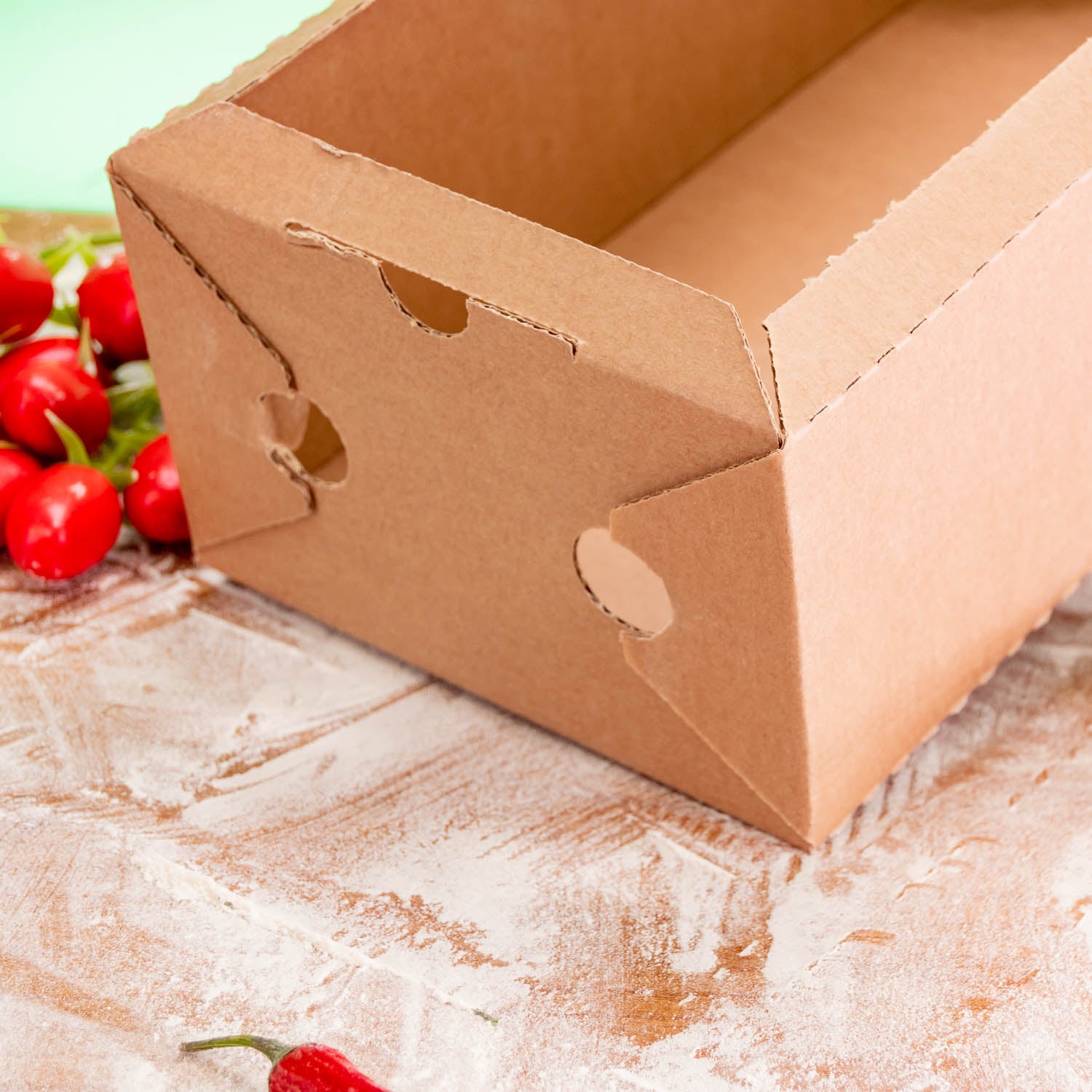Boîte à pizza sans logo - certifiée FSC, à partir de 200 pièces, expédition en 4 jours