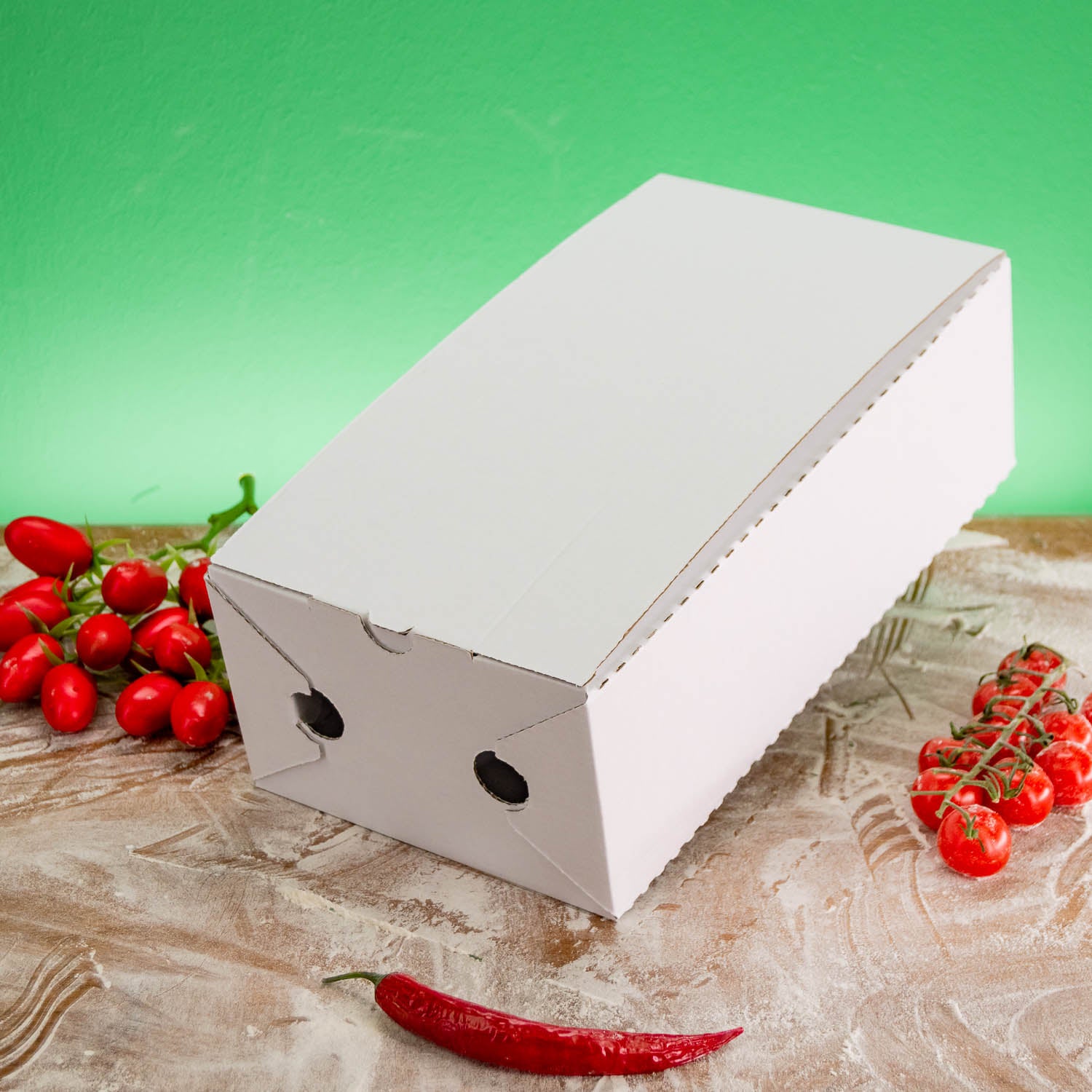 Boîte à pizza sans logo - certifiée FSC, à partir de 200 pièces, expédition en 4 jours