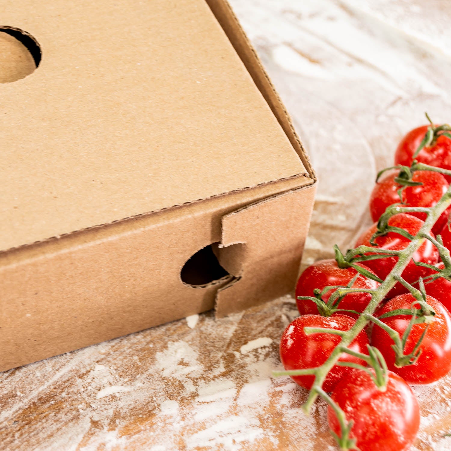 Boîte à pizza sans logo - certifiée FSC, à partir de 200 pièces, expédition en 4 jours