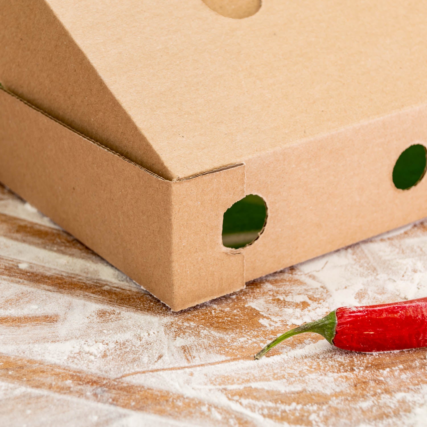 Boîte à pizza sans logo - certifiée FSC, à partir de 200 pièces, expédition en 4 jours