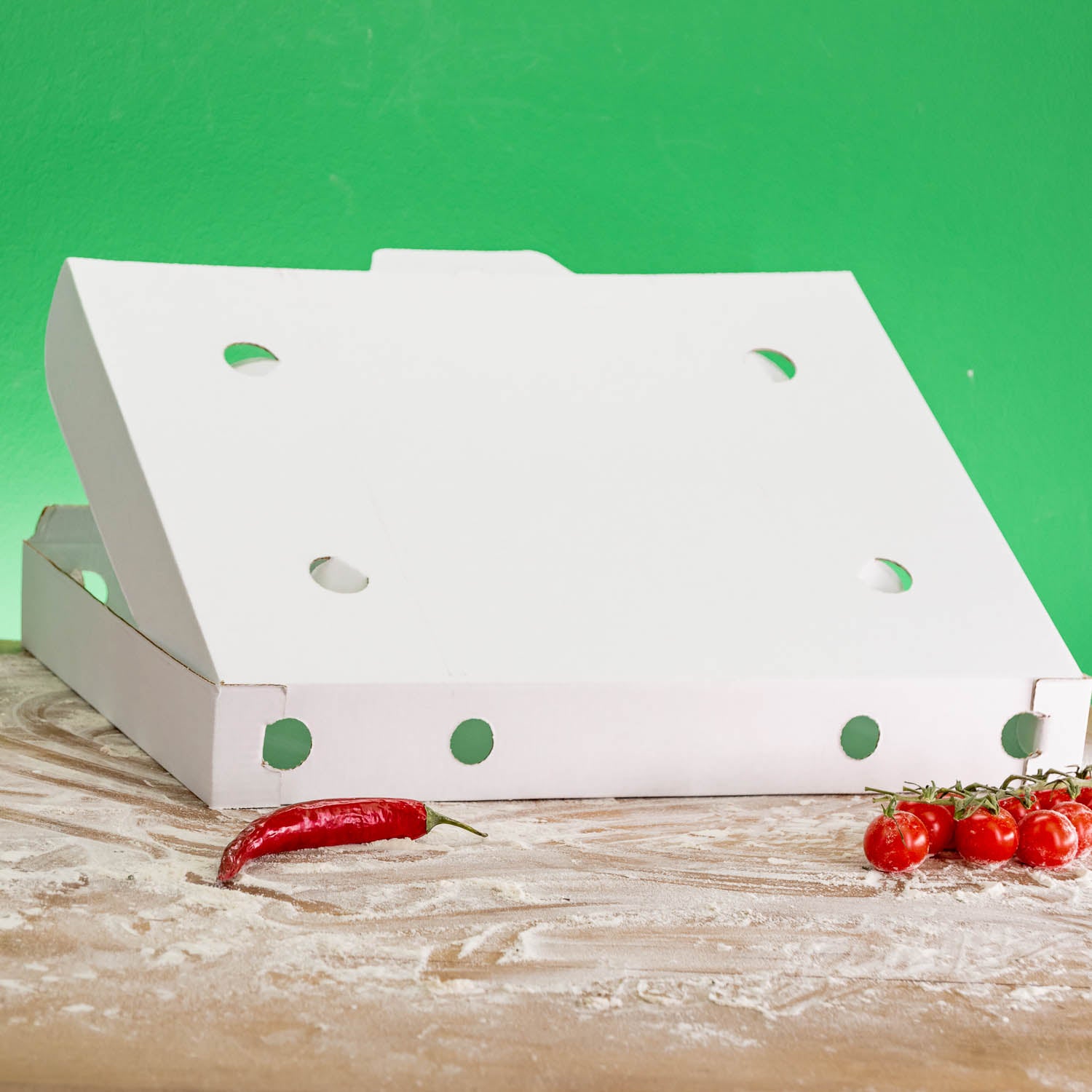 Boîte à pizza sans logo - certifiée FSC, à partir de 200 pièces, expédition en 4 jours
