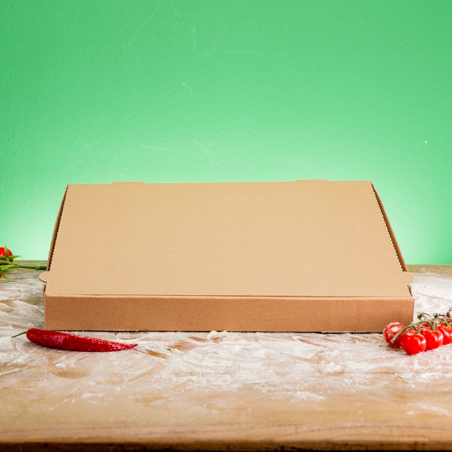Boîte à pizza sans logo - certifiée FSC, à partir de 200 pièces, expédition en 4 jours