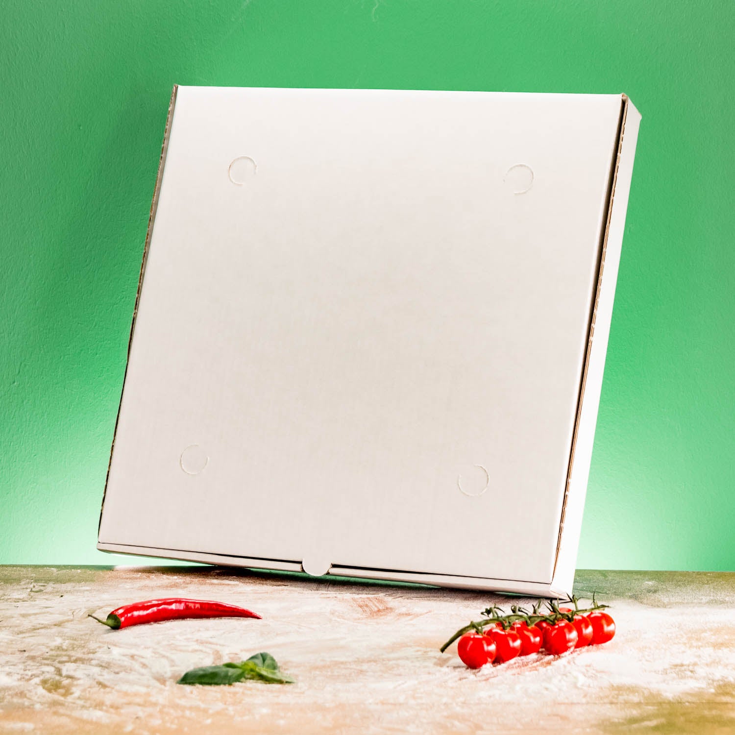 Boîte à pizza sans logo - certifiée FSC, à partir de 200 pièces, expédition en 4 jours