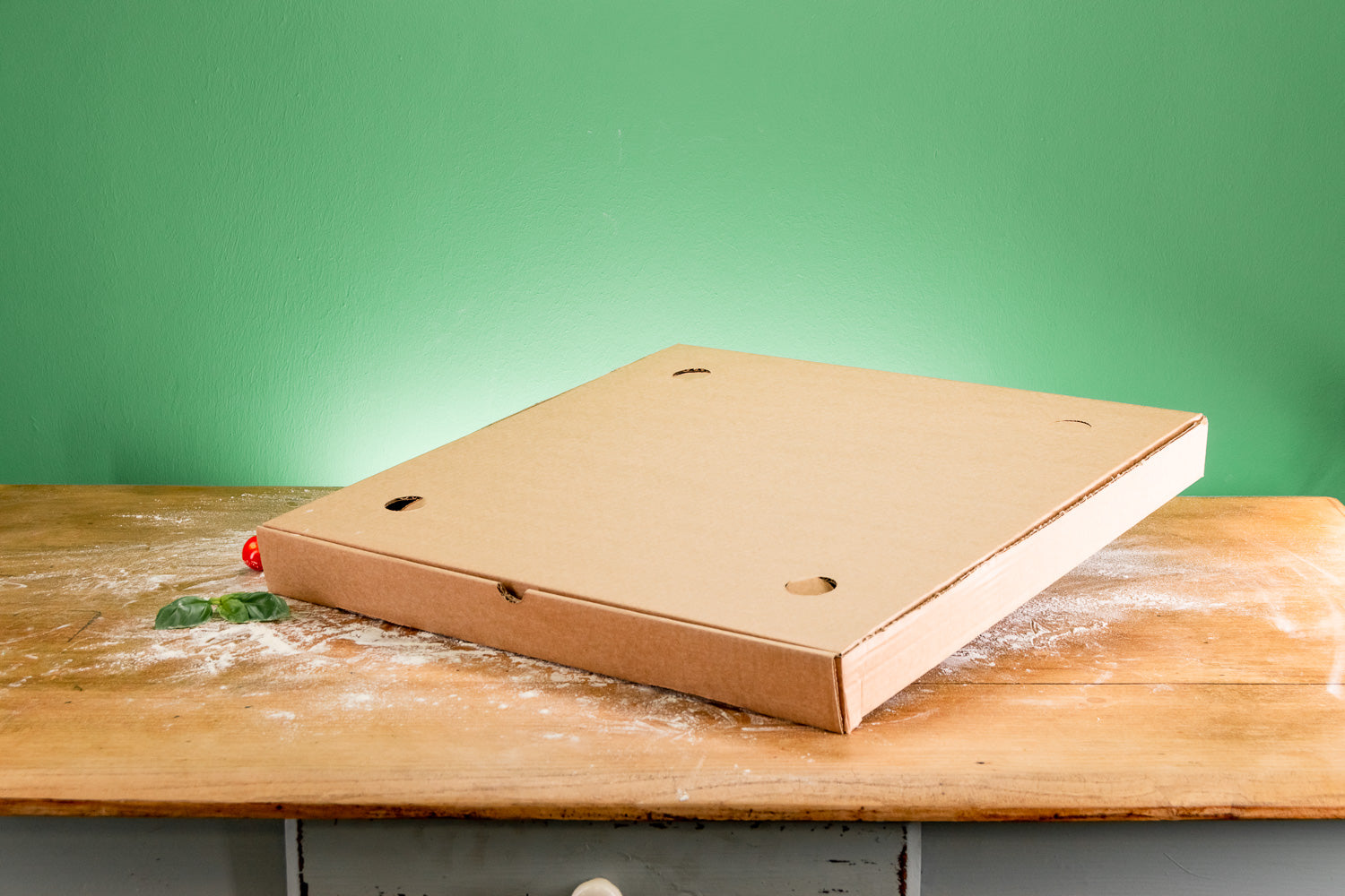 Boîte à pizza sans logo - certifiée FSC, à partir de 200 pièces, expédition en 4 jours