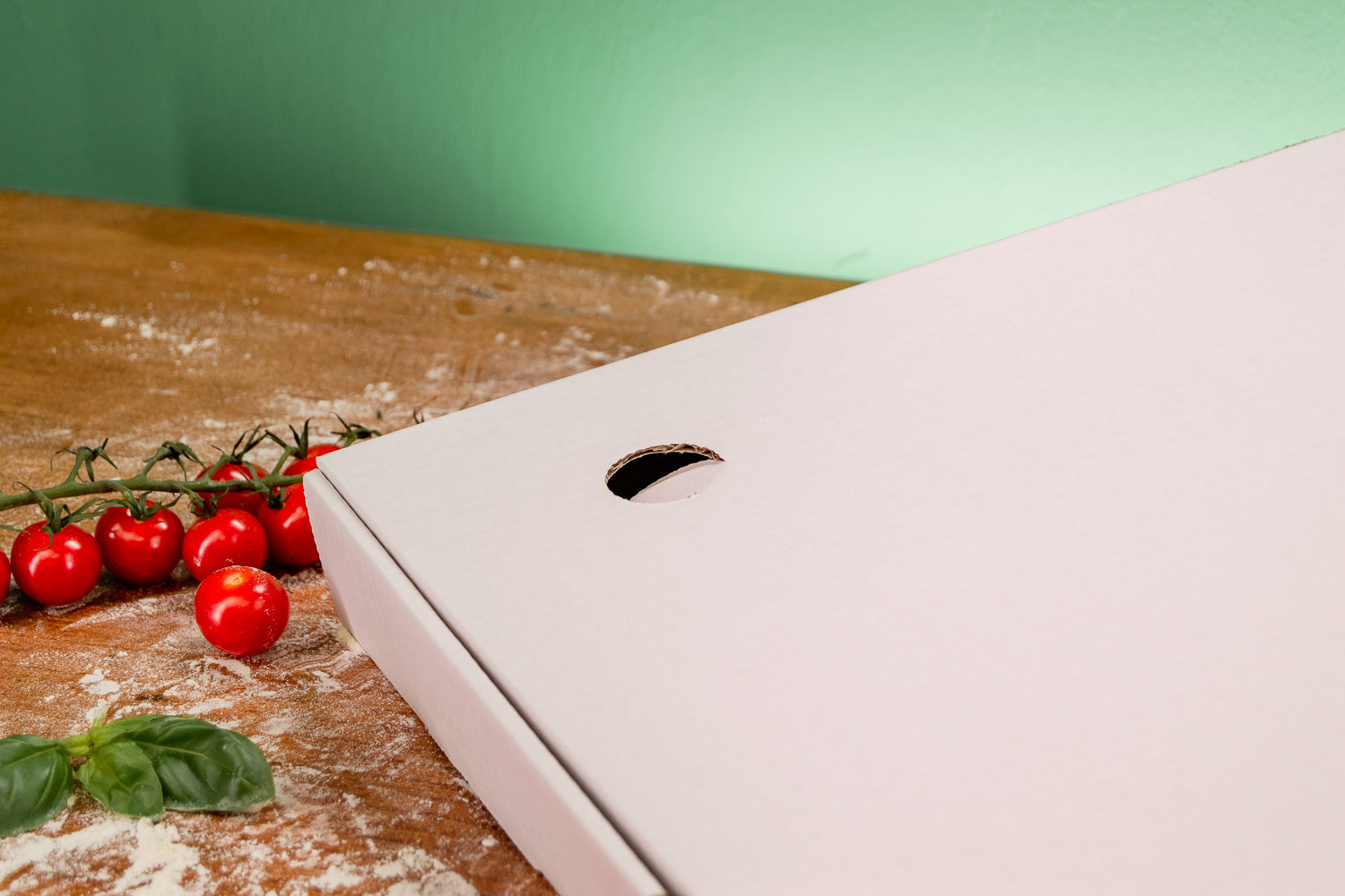 Boîte à pizza sans logo - certifiée FSC, à partir de 200 pièces, expédition en 4 jours