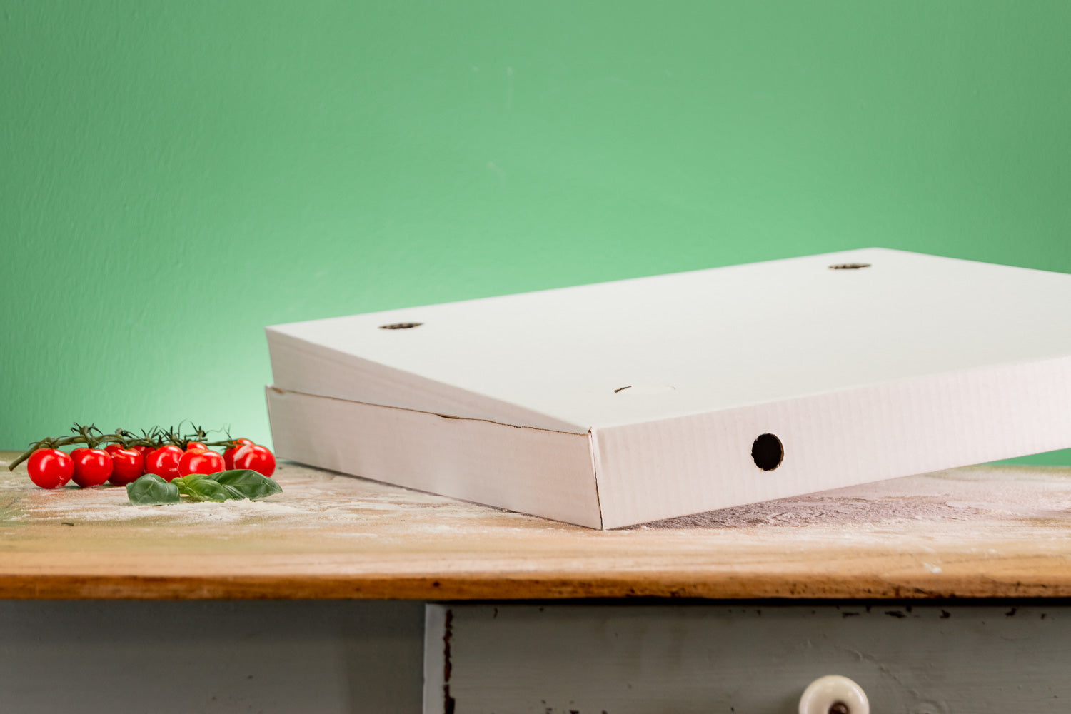 Boîte à pizza sans logo - certifiée FSC, à partir de 200 pièces, expédition en 4 jours