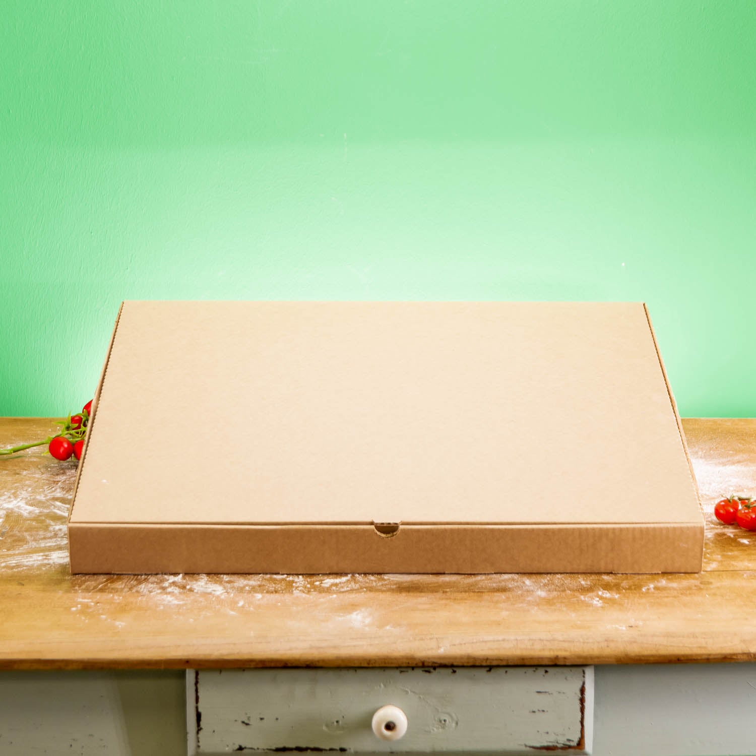 Boîte à pizza sans logo - certifiée FSC, à partir de 200 pièces, expédition en 4 jours
