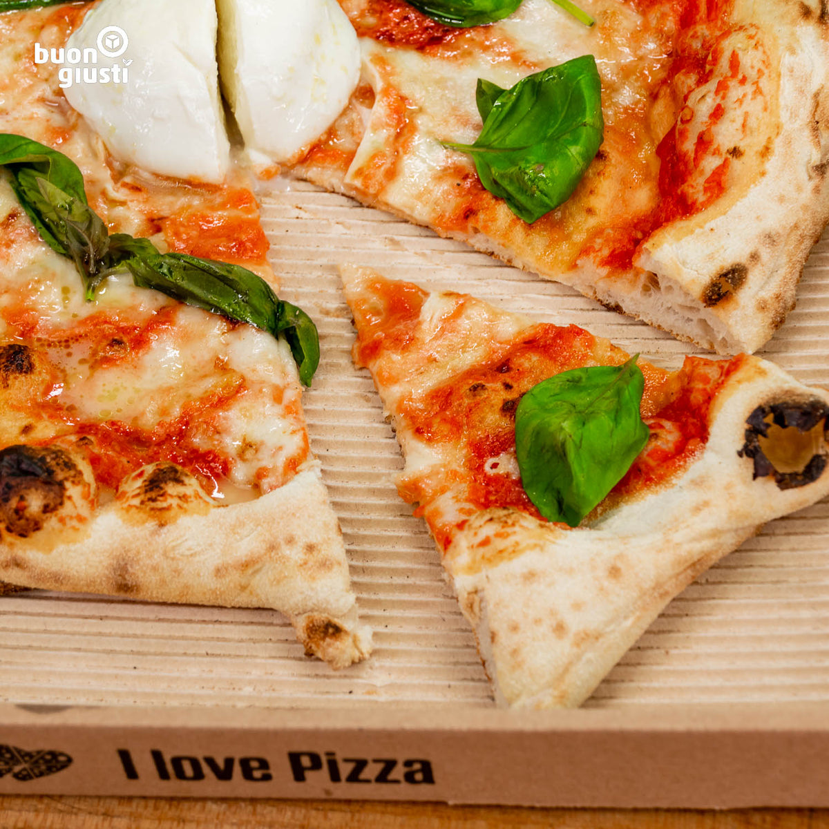 PizzaPad Kartoneinlage, Detailansicht der Wellstruktur