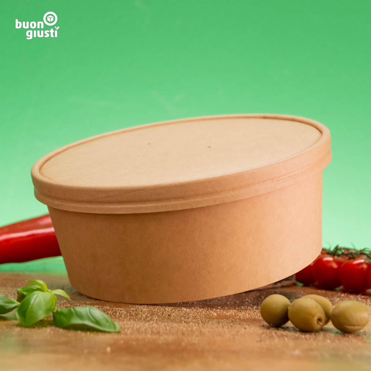 Bio cardboard tray PLA coated