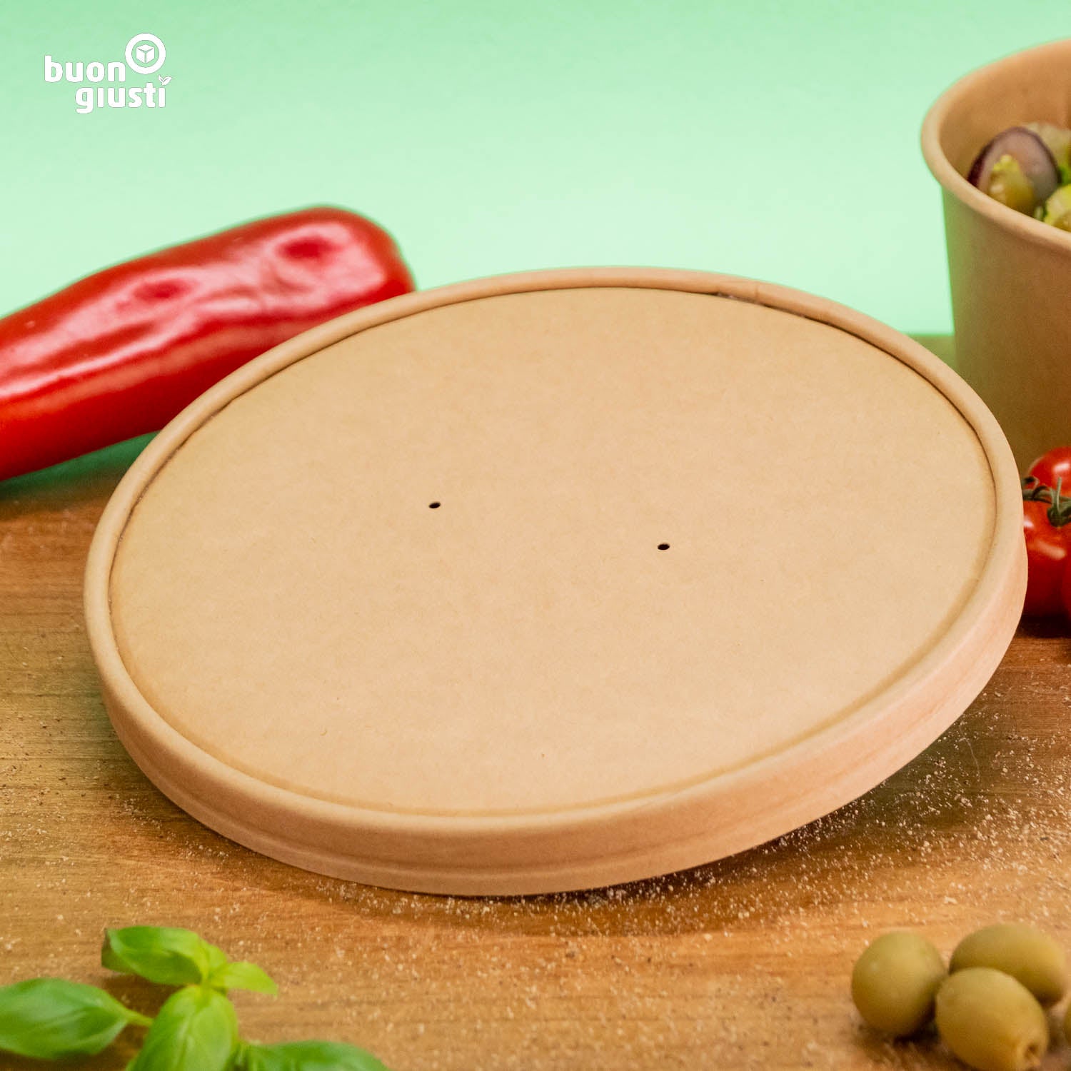 Bio cardboard tray PLA coated