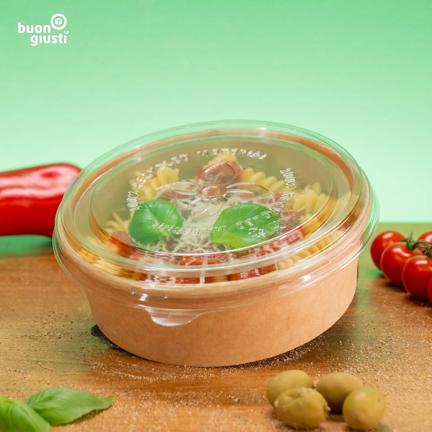 SET: Bio Schale und Deckel - Alle Größen