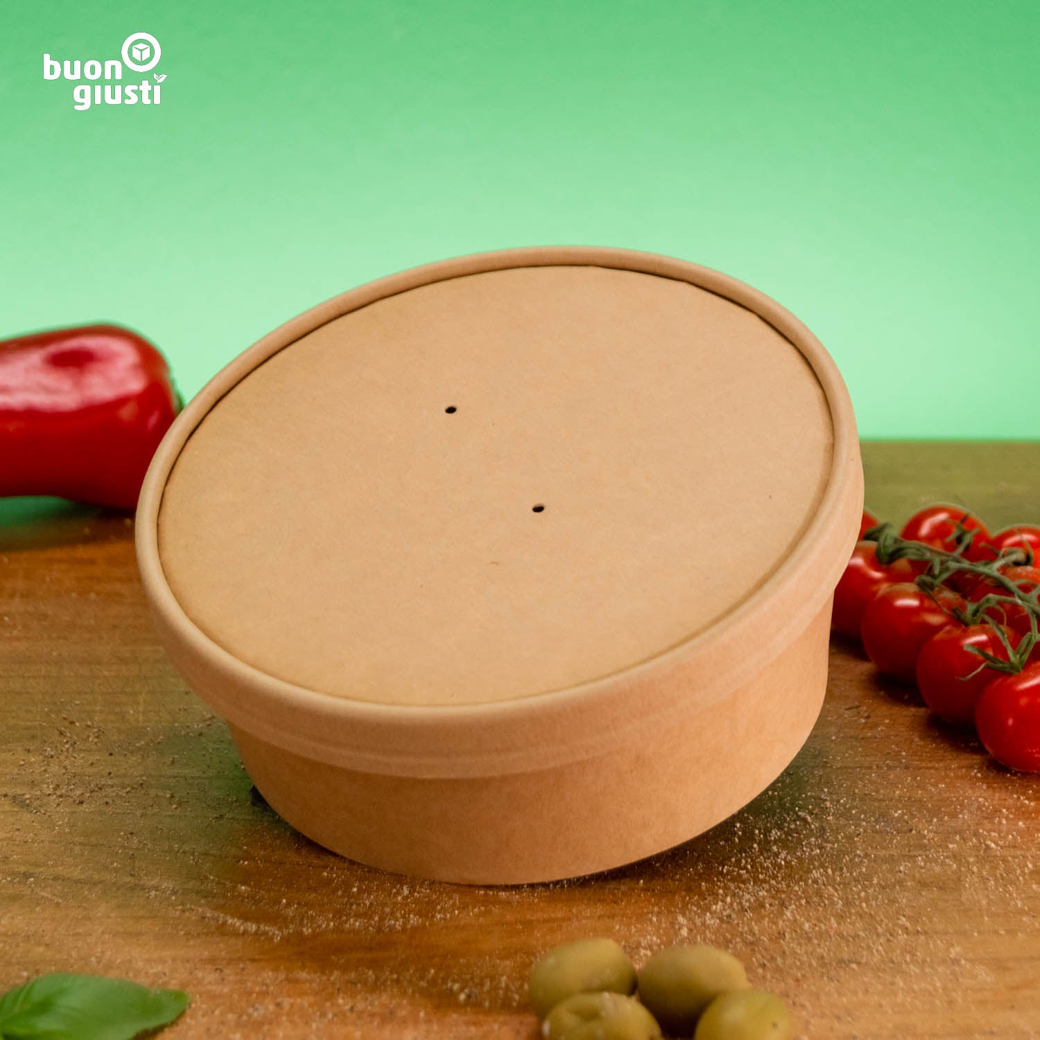 Bio cardboard tray PLA coated