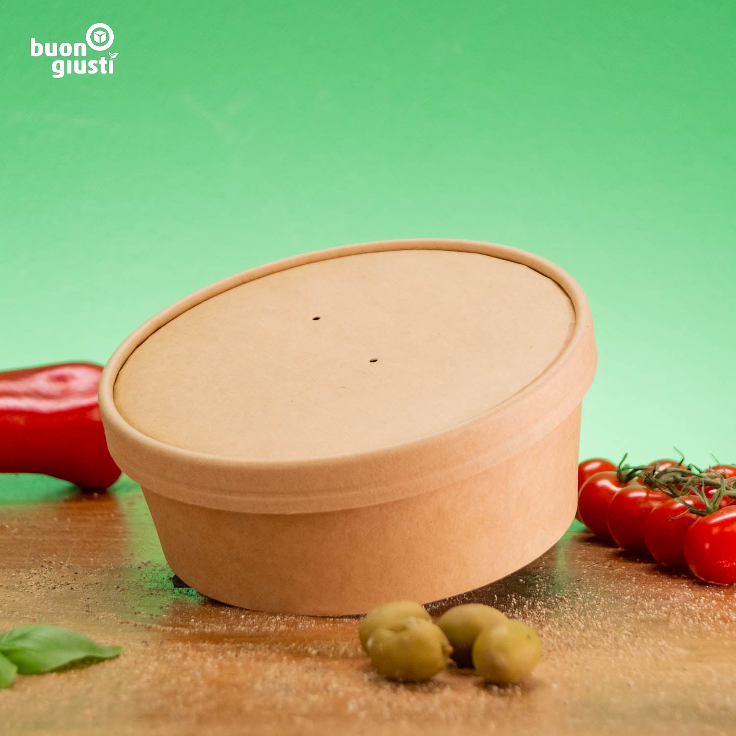 Bio cardboard tray PLA coated